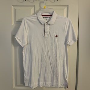 Aeropostale Short Sleeved White/Red Polo Shirt
